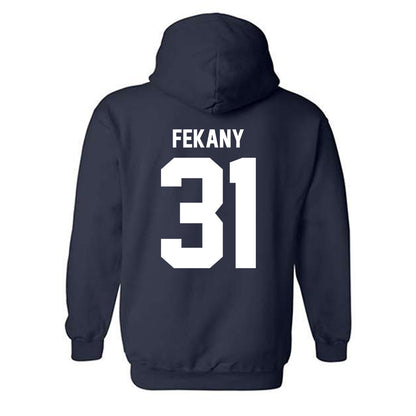 UNF - NCAA Women's Soccer : Allie Fekany - Classic Fashion Shersey Hooded Sweatshirt-1