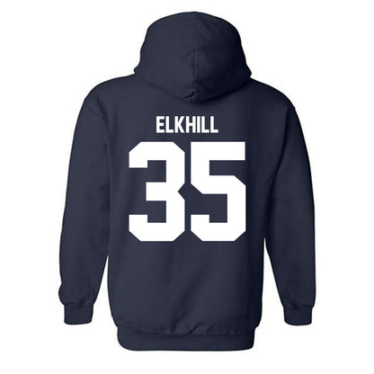 UNF - NCAA Baseball : Andrew Elkhill - Classic Fashion Shersey Hooded Sweatshirt-1