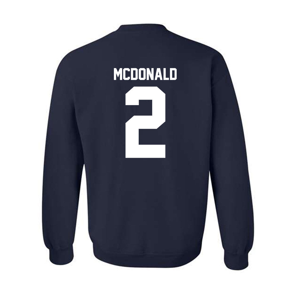 UNF - NCAA Women's Volleyball : Leah McDonald - Classic Fashion Shersey Crewneck Sweatshirt-1