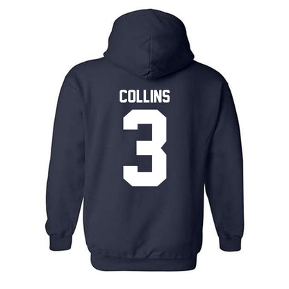 UNF - NCAA Baseball : Mitchell Collins - Classic Fashion Shersey Hooded Sweatshirt-1