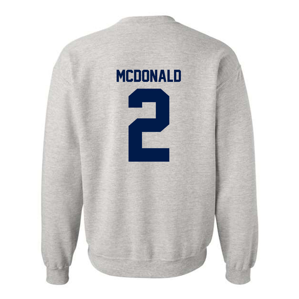 UNF - NCAA Women's Volleyball : Leah McDonald - Classic Fashion Shersey Crewneck Sweatshirt-1