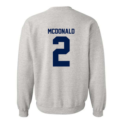UNF - NCAA Women's Volleyball : Leah McDonald - Classic Fashion Shersey Crewneck Sweatshirt-1