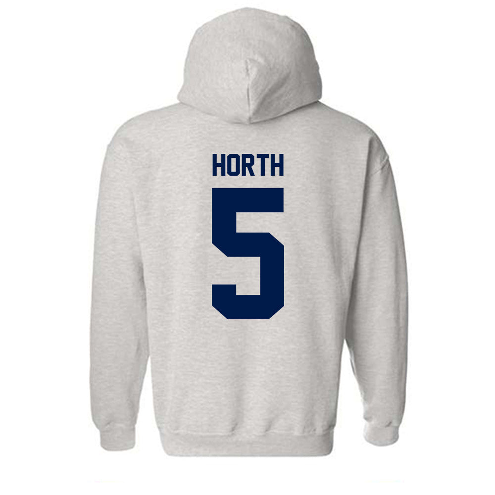 UNF - NCAA Women's Soccer : Skya Horth - Classic Fashion Shersey Hooded Sweatshirt-1