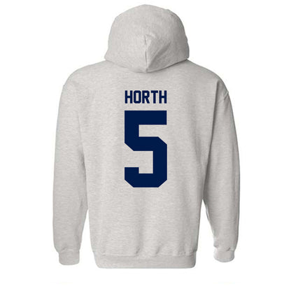 UNF - NCAA Women's Soccer : Skya Horth - Classic Fashion Shersey Hooded Sweatshirt-1