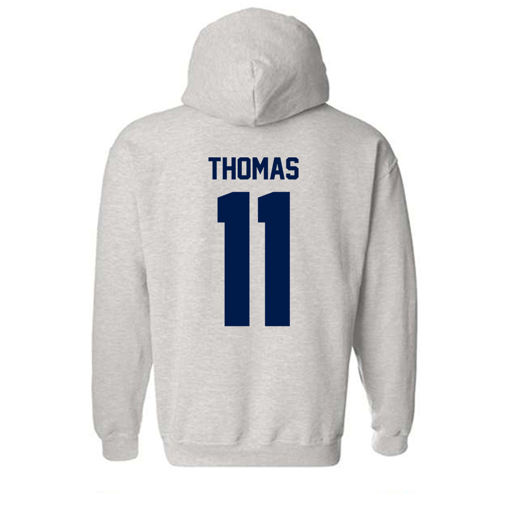 UNF - NCAA Women's Soccer : Peyton Thomas - Classic Fashion Shersey Hooded Sweatshirt-1
