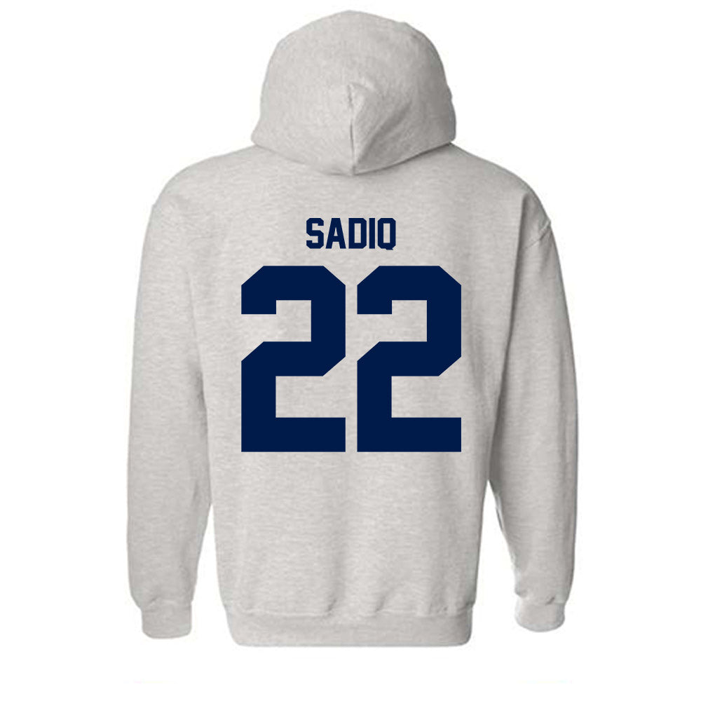 UNF - NCAA Men's Soccer : Kadin Sadiq - Classic Fashion Shersey Hooded Sweatshirt-1