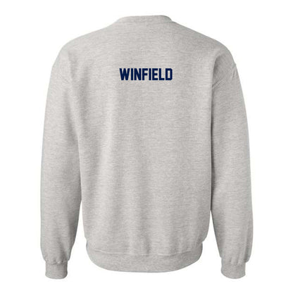 UNF - NCAA Men's Track & Field : Michael Winfield - Classic Fashion Shersey Crewneck Sweatshirt-1