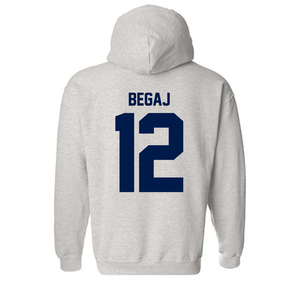 UNF - NCAA Men's Basketball : Arden Begaj - Classic Fashion Shersey Hooded Sweatshirt-1