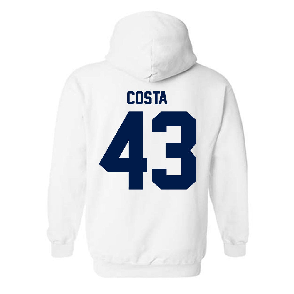 UNF - NCAA Baseball : John Costa - Classic Fashion Shersey Hooded Sweatshirt-1