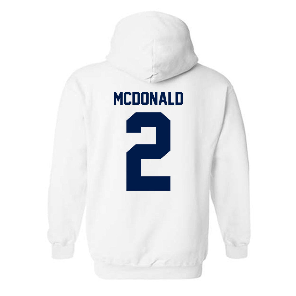 UNF - NCAA Women's Volleyball : Leah McDonald - Classic Fashion Shersey Hooded Sweatshirt-1
