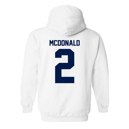 UNF - NCAA Women's Volleyball : Leah McDonald - Classic Fashion Shersey Hooded Sweatshirt-1
