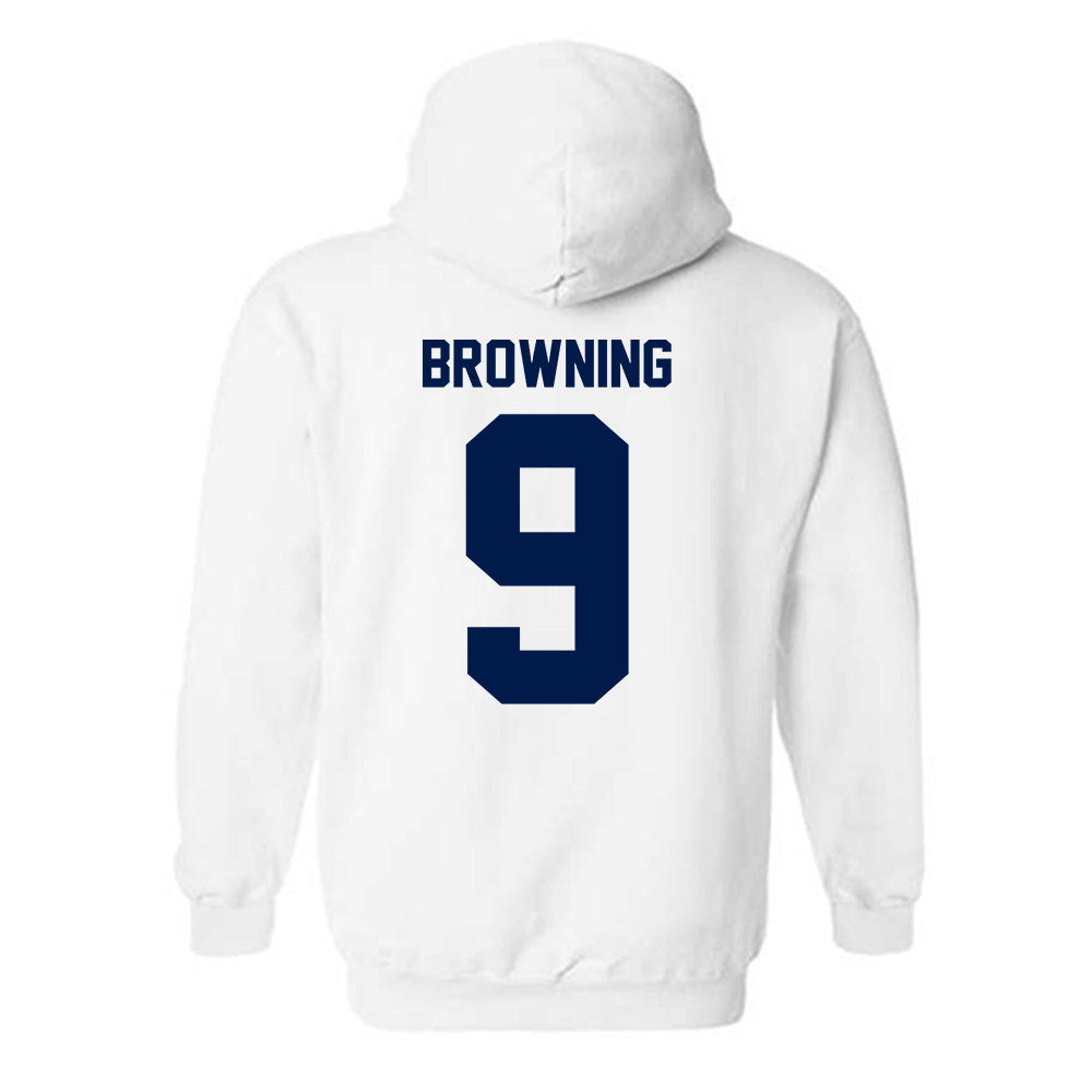 UNF - NCAA Women's Soccer : Chandler Browning - Classic Fashion Shersey Hooded Sweatshirt-1