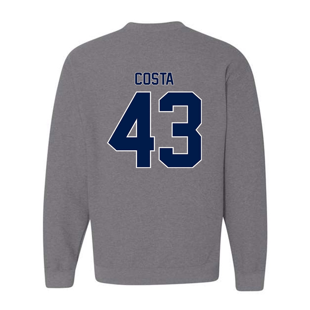 UNF - NCAA Baseball : John Costa - Classic Fashion Shersey Crewneck Sweatshirt-1