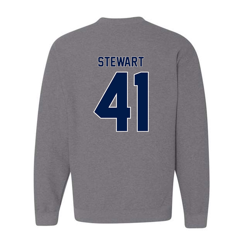 UNF - NCAA Baseball : Jeremiah Stewart - Classic Fashion Shersey Crewneck Sweatshirt-1