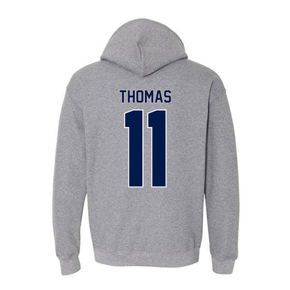 UNF - NCAA Women's Soccer : Peyton Thomas - Classic Fashion Shersey Hooded Sweatshirt-1