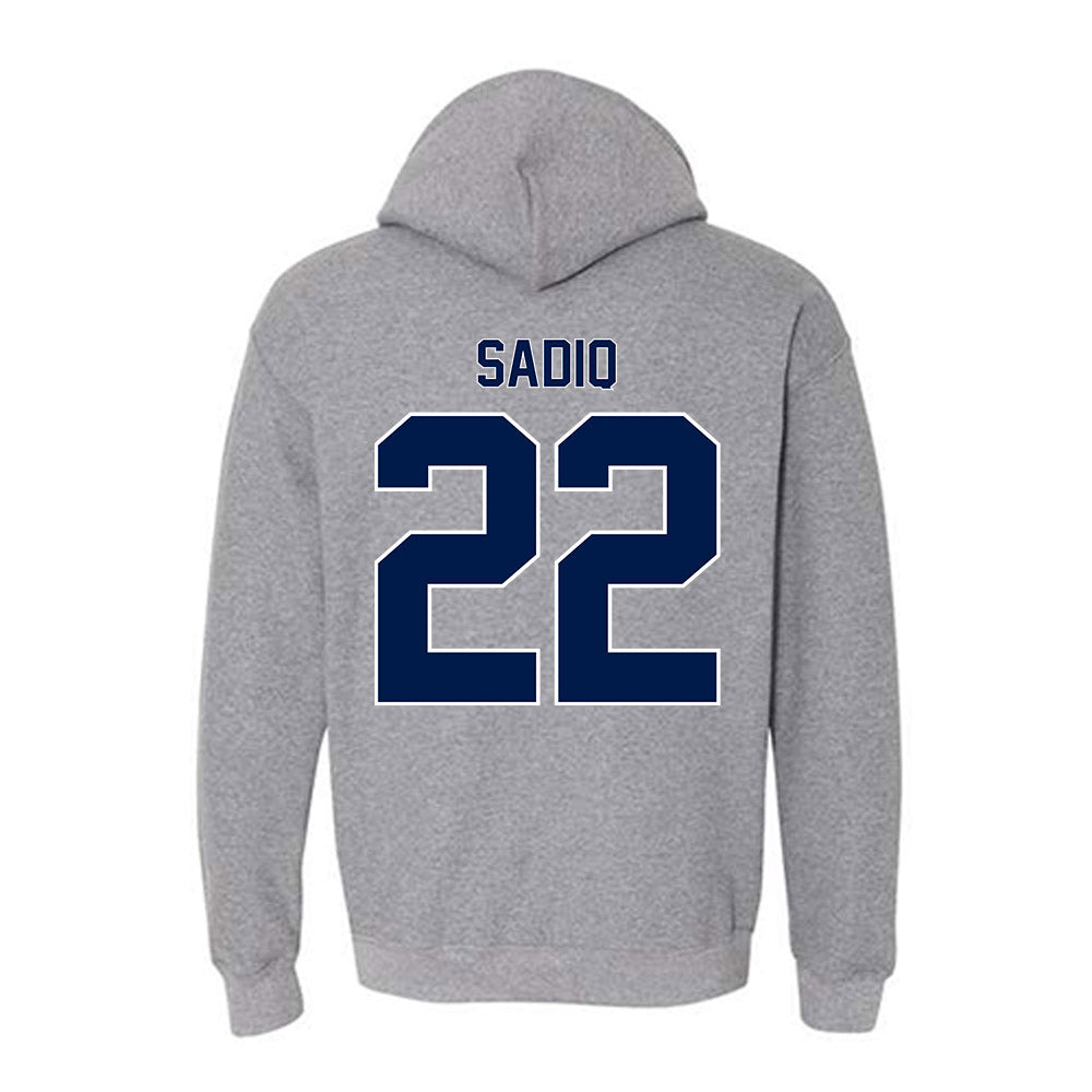 UNF - NCAA Men's Soccer : Kadin Sadiq - Classic Fashion Shersey Hooded Sweatshirt-1