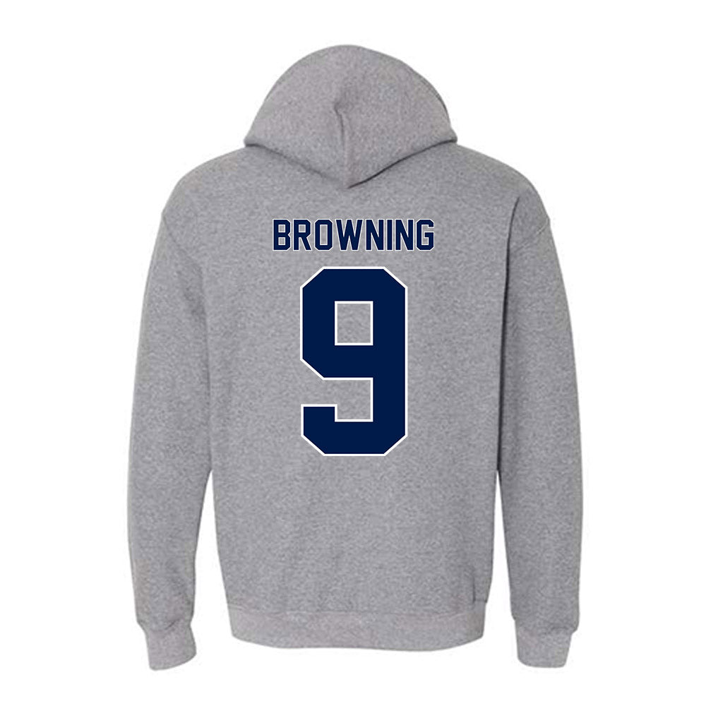 UNF - NCAA Women's Soccer : Chandler Browning - Classic Fashion Shersey Hooded Sweatshirt-1