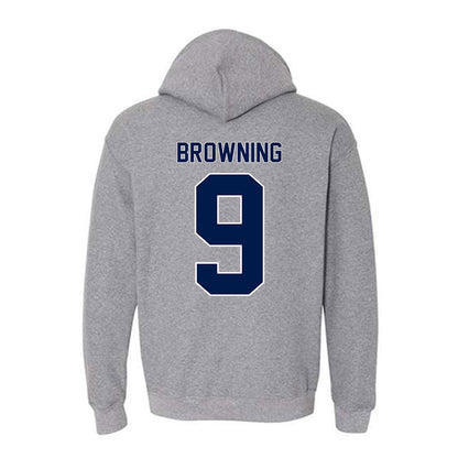 UNF - NCAA Women's Soccer : Chandler Browning - Classic Fashion Shersey Hooded Sweatshirt-1