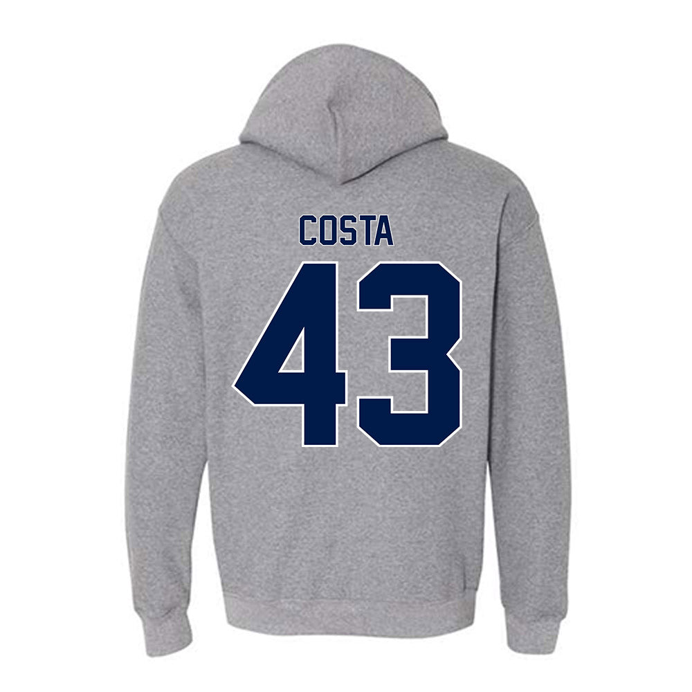 UNF - NCAA Baseball : John Costa - Classic Fashion Shersey Hooded Sweatshirt-1