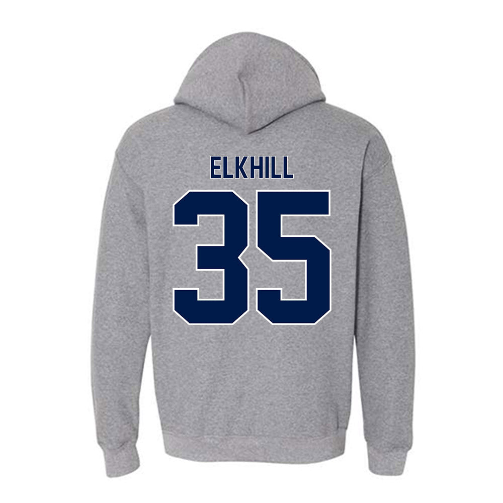 UNF - NCAA Baseball : Andrew Elkhill - Classic Fashion Shersey Hooded Sweatshirt-1