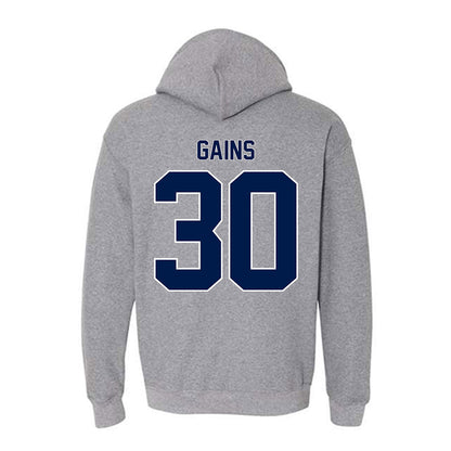UNF - NCAA Men's Soccer : Austin Gains - Classic Fashion Shersey Hooded Sweatshirt-1