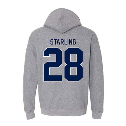 UNF - NCAA Baseball : Zane Starling - Classic Fashion Shersey Hooded Sweatshirt-1