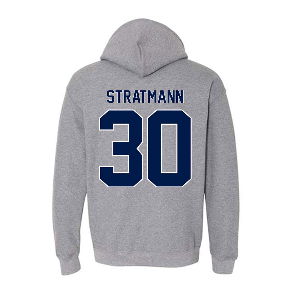 UNF - NCAA Baseball : Austin Stratmann - Classic Fashion Shersey Hooded Sweatshirt-1