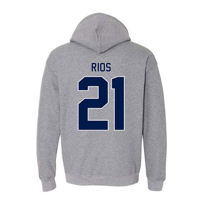 UNF - NCAA Men's Soccer : Rafa Rios - Classic Fashion Shersey Hooded Sweatshirt-1