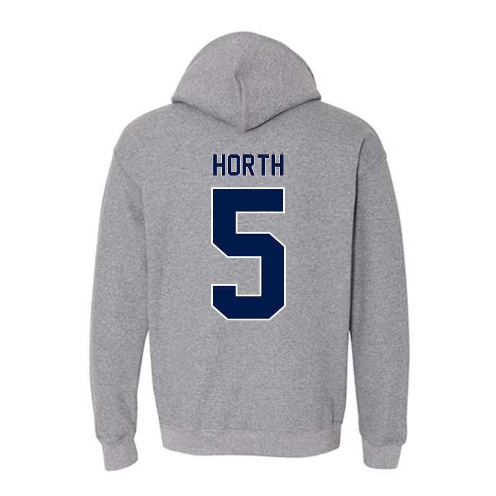 UNF - NCAA Women's Soccer : Skya Horth - Classic Fashion Shersey Hooded Sweatshirt-1