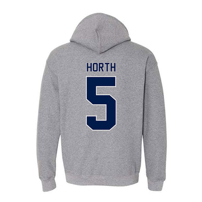 UNF - NCAA Women's Soccer : Skya Horth - Classic Fashion Shersey Hooded Sweatshirt-1