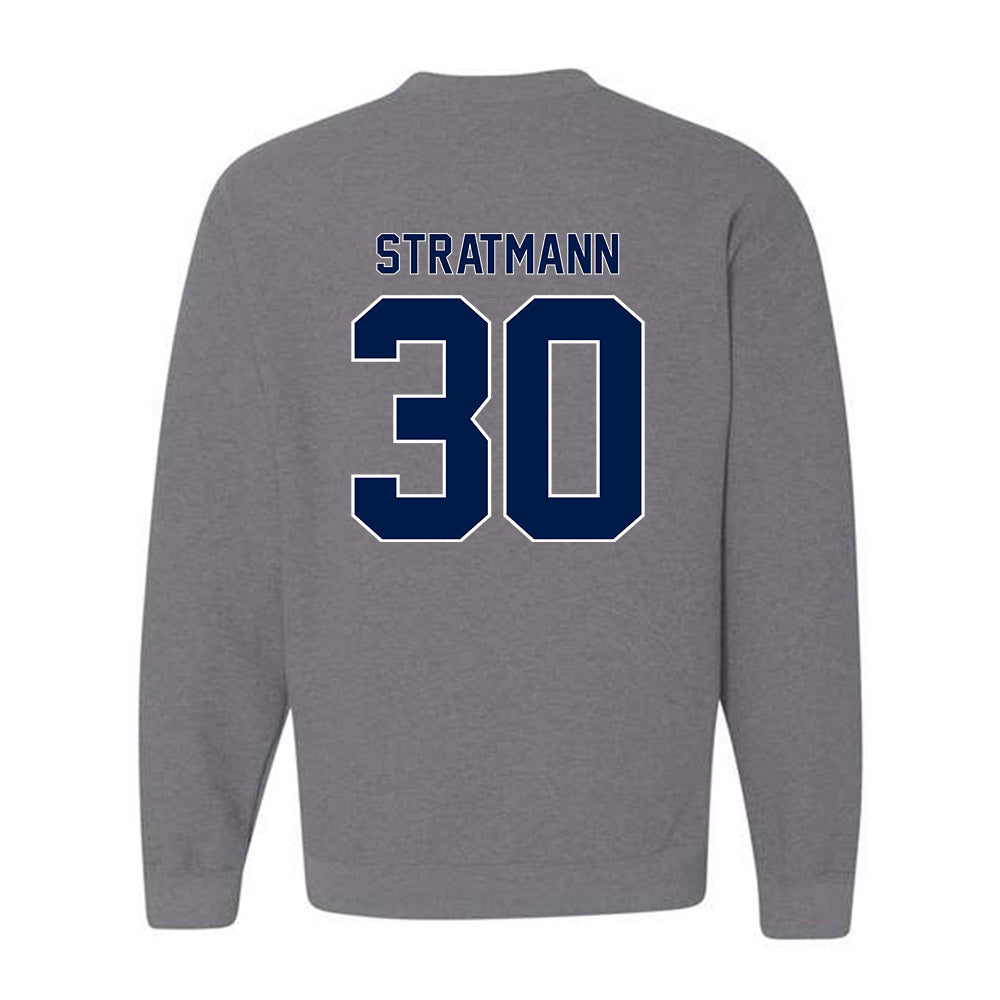 UNF - NCAA Baseball : Austin Stratmann - Classic Fashion Shersey Crewneck Sweatshirt-1