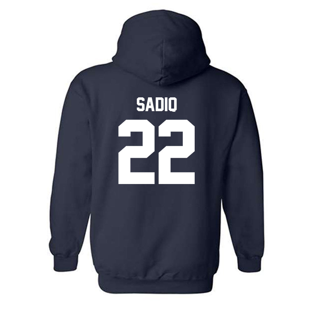 UNF - NCAA Men's Soccer : Kadin Sadiq - Classic Shersey Hooded Sweatshirt-1