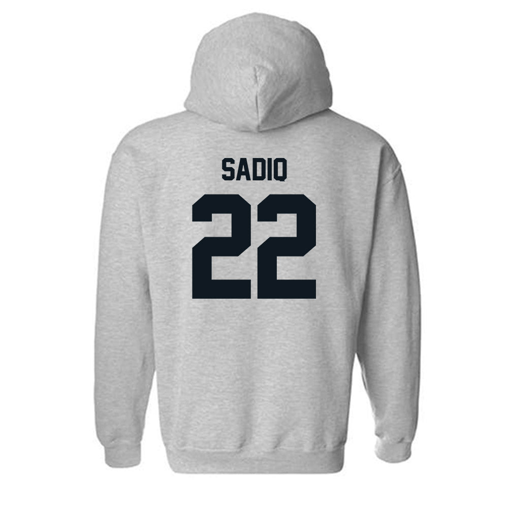 UNF - NCAA Men's Soccer : Kadin Sadiq - Classic Shersey Hooded Sweatshirt-1