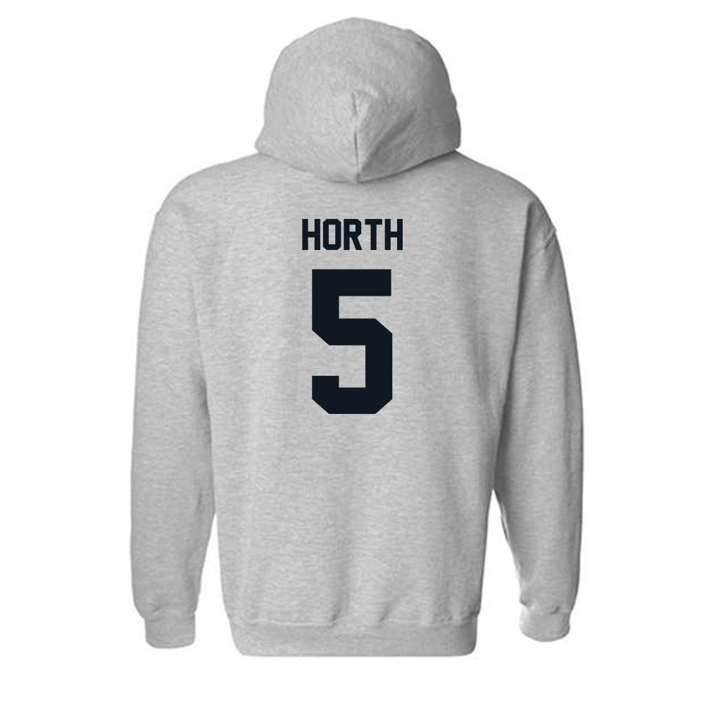 UNF - NCAA Women's Soccer : Skya Horth - Classic Shersey Hooded Sweatshirt-1