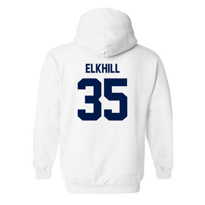 UNF - NCAA Baseball : Andrew Elkhill - Classic Shersey Hooded Sweatshirt-1