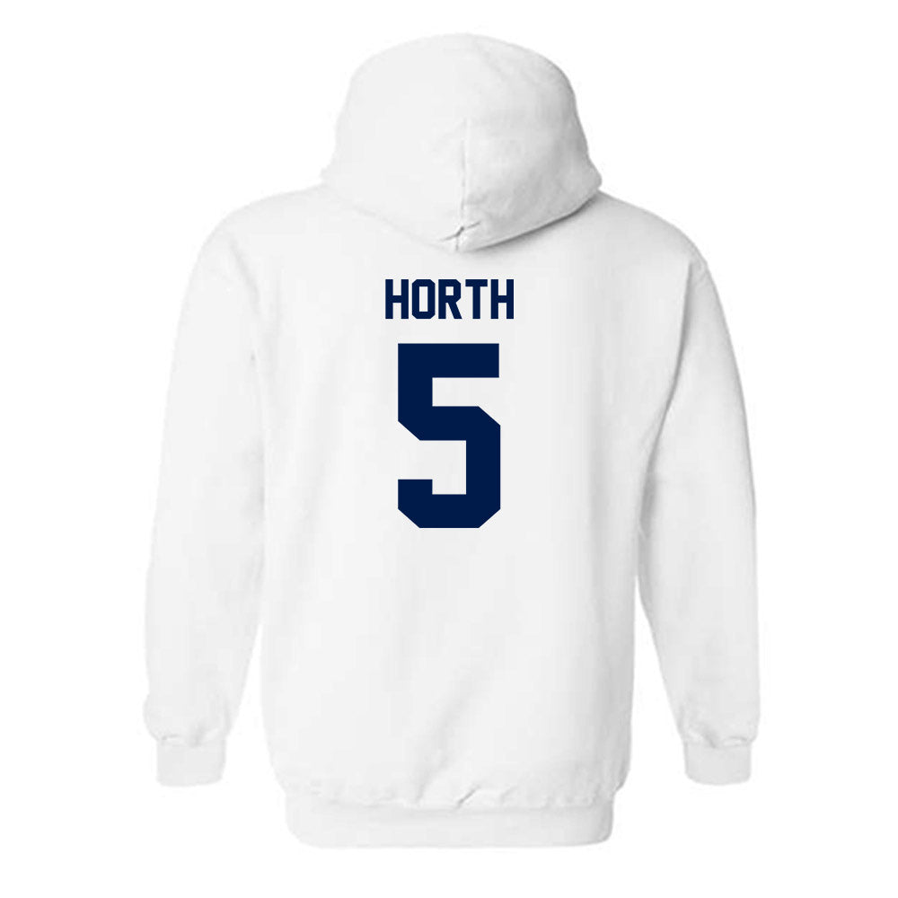 UNF - NCAA Women's Soccer : Skya Horth - Classic Shersey Hooded Sweatshirt-1