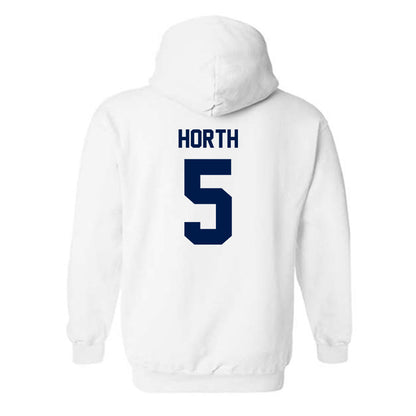 UNF - NCAA Women's Soccer : Skya Horth - Classic Shersey Hooded Sweatshirt-1