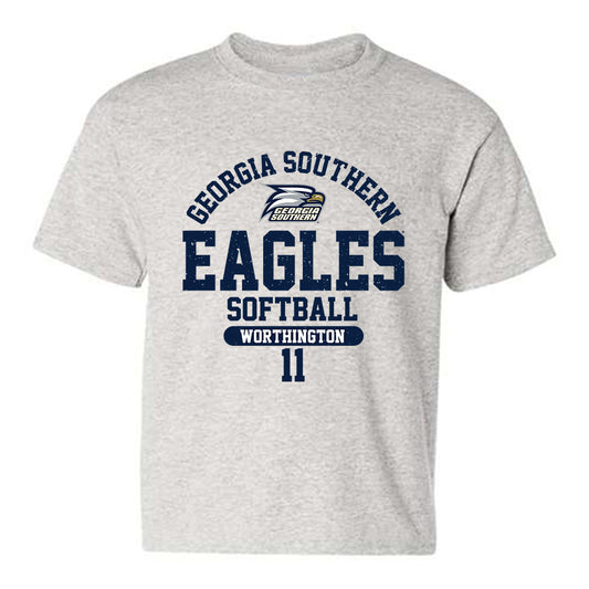 Georgia Southern - NCAA Softball : Hannah Worthington - Classic Fashion Shersey Youth T-Shirt-0