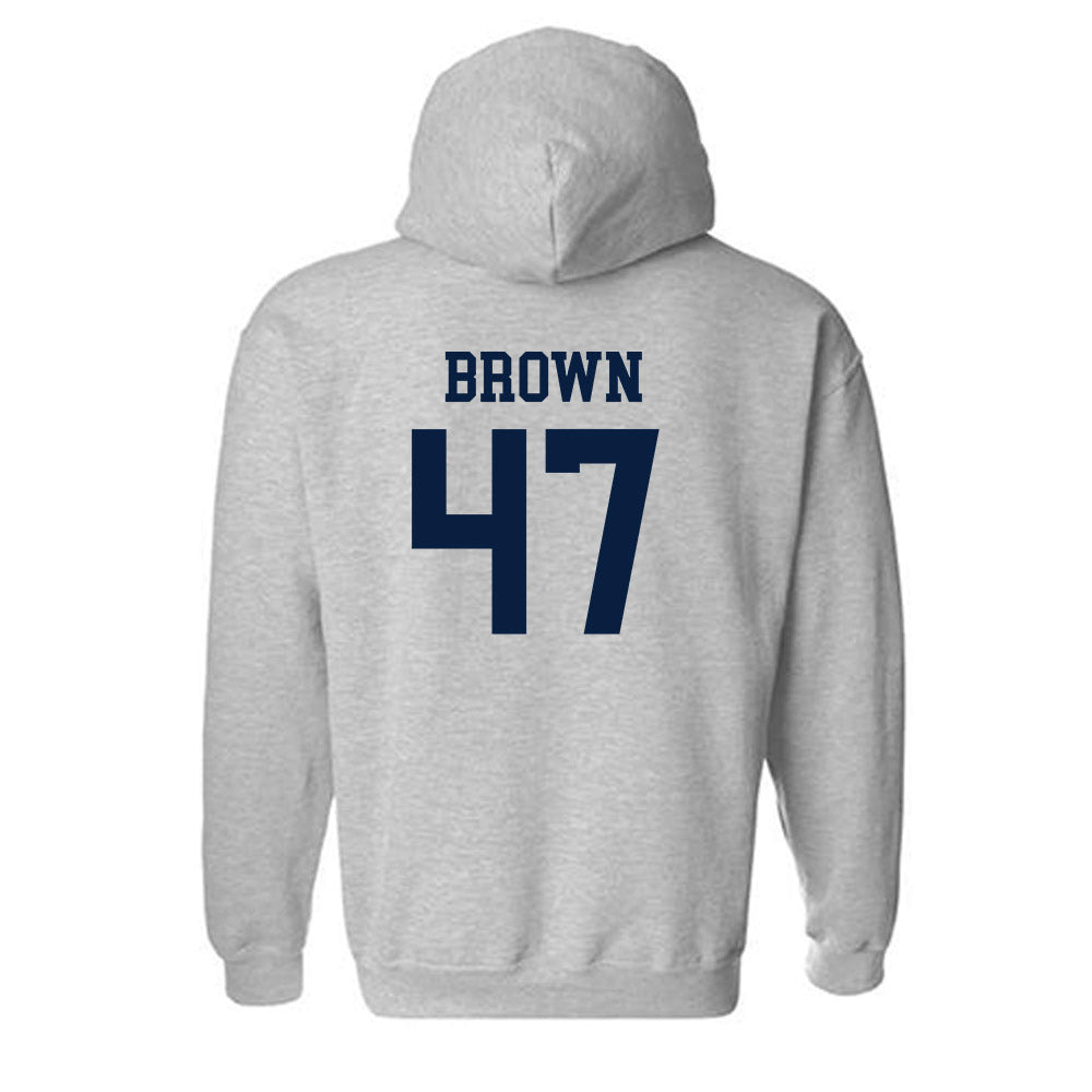 Georgia Southern - NCAA Football : Xavier Brown - Classic Shersey Hooded Sweatshirt-1