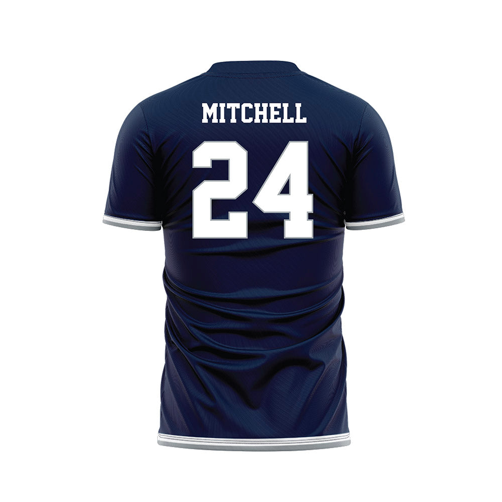 Georgia Southern - NCAA Women's Soccer : Keeva Mitchell - Navy Soccer Jersey-1