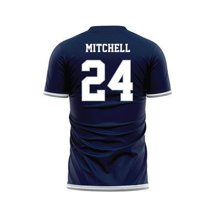 Georgia Southern - NCAA Women's Soccer : Keeva Mitchell - Navy Soccer Jersey-1