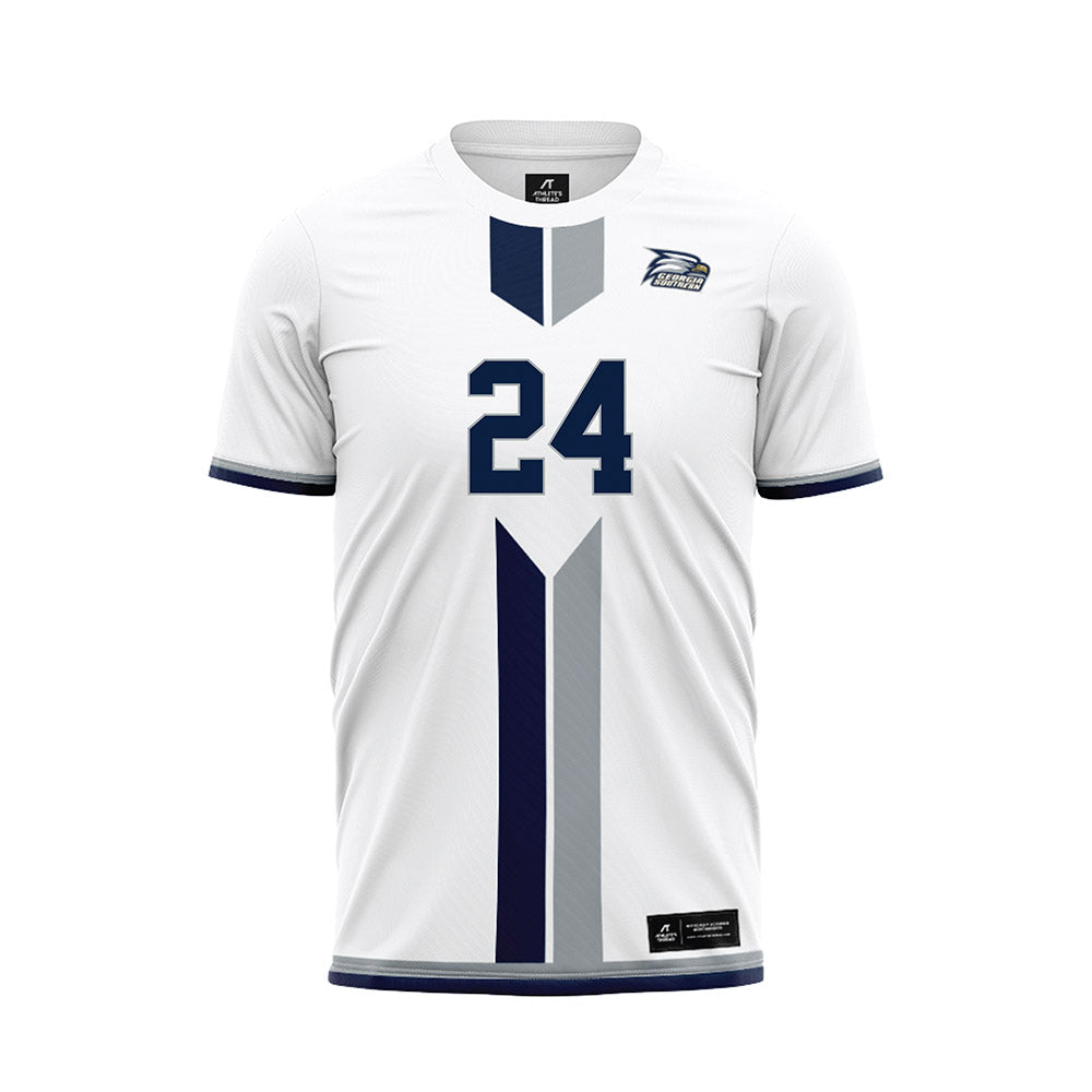 Georgia Southern - NCAA Women's Soccer : Keeva Mitchell - White Soccer Jersey-0