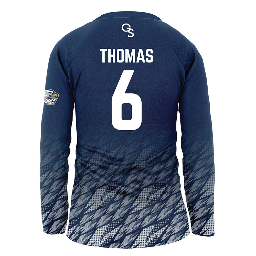 Georgia Southern - NCAA Women's Volleyball : Grace Thomas - Navy Volleyball Jersey-1