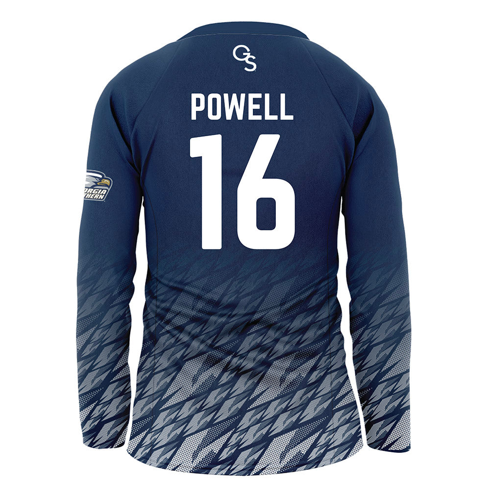Georgia Southern - NCAA Women's Volleyball : Anna Powell - Navy Volleyball Jersey-1