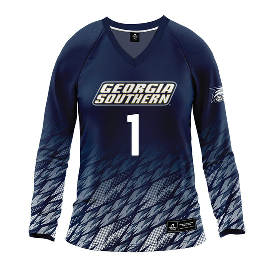 Georgia Southern - NCAA Women's Volleyball : Hadley Porter - Navy Volleyball Jersey-0