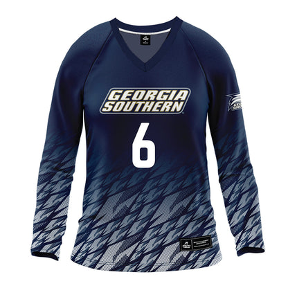 Georgia Southern - NCAA Women's Volleyball : Grace Thomas - Navy Volleyball Jersey-0
