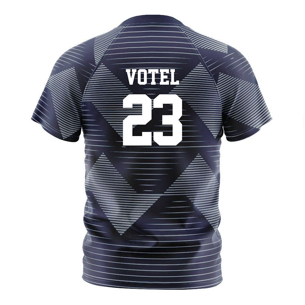 Georgia Southern - NCAA Men's Soccer : Charles Votel - Navy Soccer Jersey-1