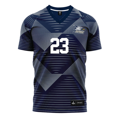 Georgia Southern - NCAA Men's Soccer : Charles Votel - Navy Soccer Jersey-0