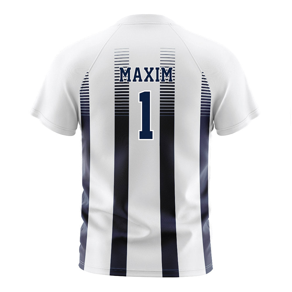 Georgia Southern - NCAA Men's Soccer : Luca Maxim - White Soccer Jersey-1