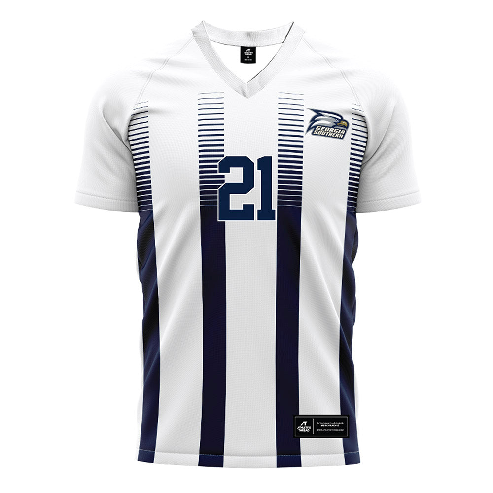 Georgia Southern - NCAA Men's Soccer : Carlos Colomer - White Soccer Jersey-0